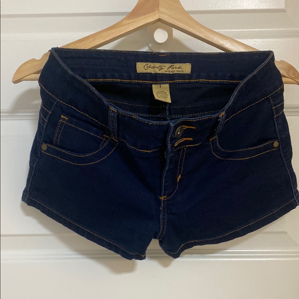 Women's Navy Blue Shorts